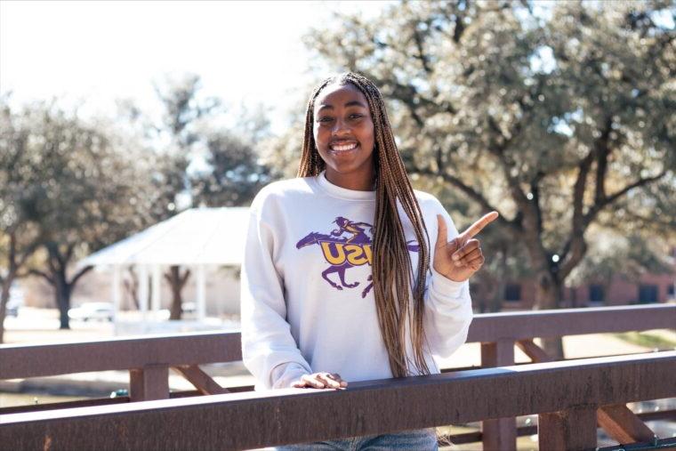 Sophomore Sierra Reeder proudly serves as the vice president of Hardin-Simmons University’s African American club named Proven